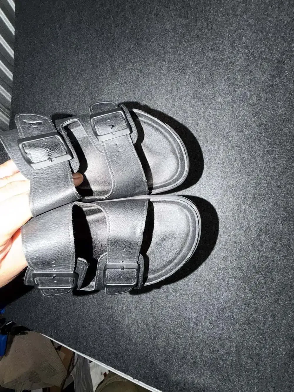 Quiksilver Embark Double Strap Sandals approximately 12.5 inches heel-to-toe
